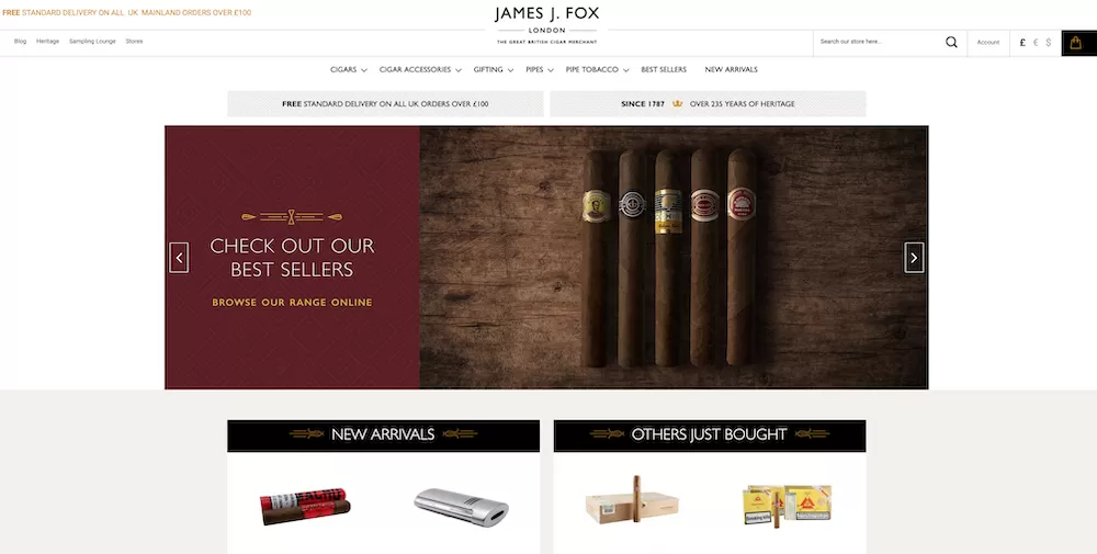 Ecommerce cigars, the companies, brands and retailers