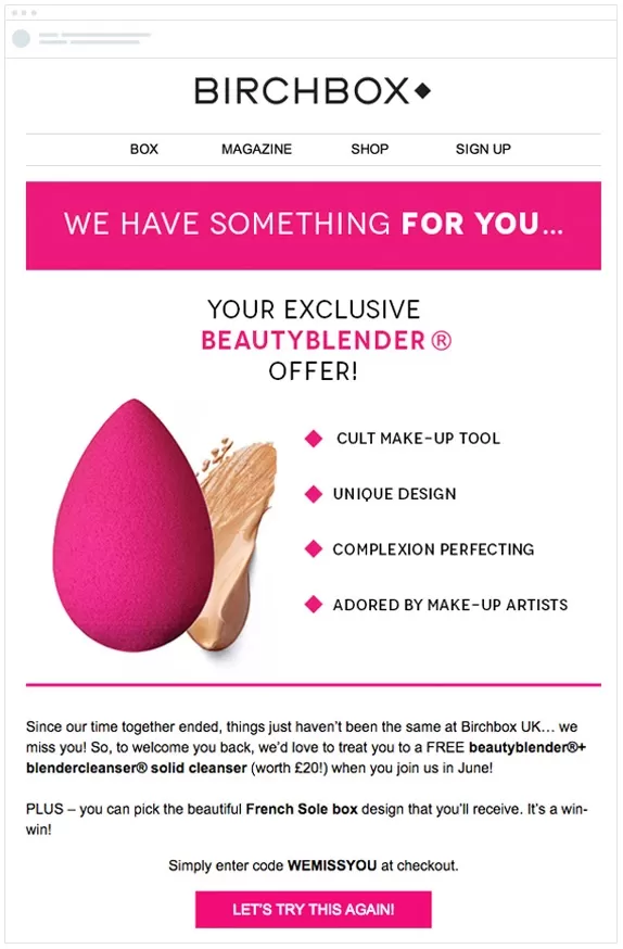 Beauty driving CLV through email marketing